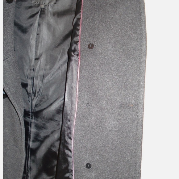 Aritzia T. Babaton Howell Wool Cashmere Double Breast High Collar Peacoat XXS - Picture 12 of 13